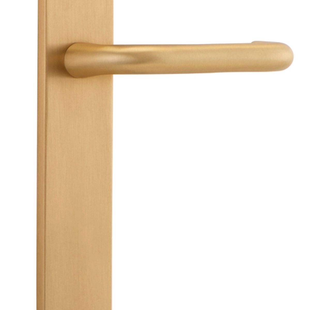 15346 - Oslo Lever - Oval Backplate - Brushed Brass - Passage