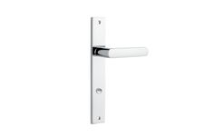 11860P85 - Osaka Lever - Rectangular Backplate - Polished Chrome - Privacy