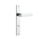 11860P85 - Osaka Lever - Rectangular Backplate - Polished Chrome - Privacy