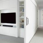 9343 - Sarlat Pull Handle on Backplate - Matt Black
