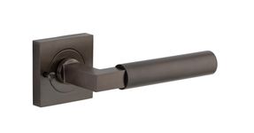 0411KIBPRIV60 - Berlin Lever - Square Rose Privacy Kit (Inbuilt Privacy) - Signature Brass - Privacy