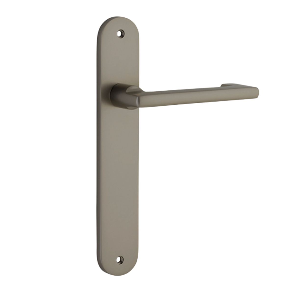 16752 - Baltimore Return Lever - Oval Backplate - Graphite PVD - Passage