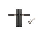 10752KPASS60 - Brunswick Lever - Rectangular Backplate Passage Kit - Signature Brass - Passage