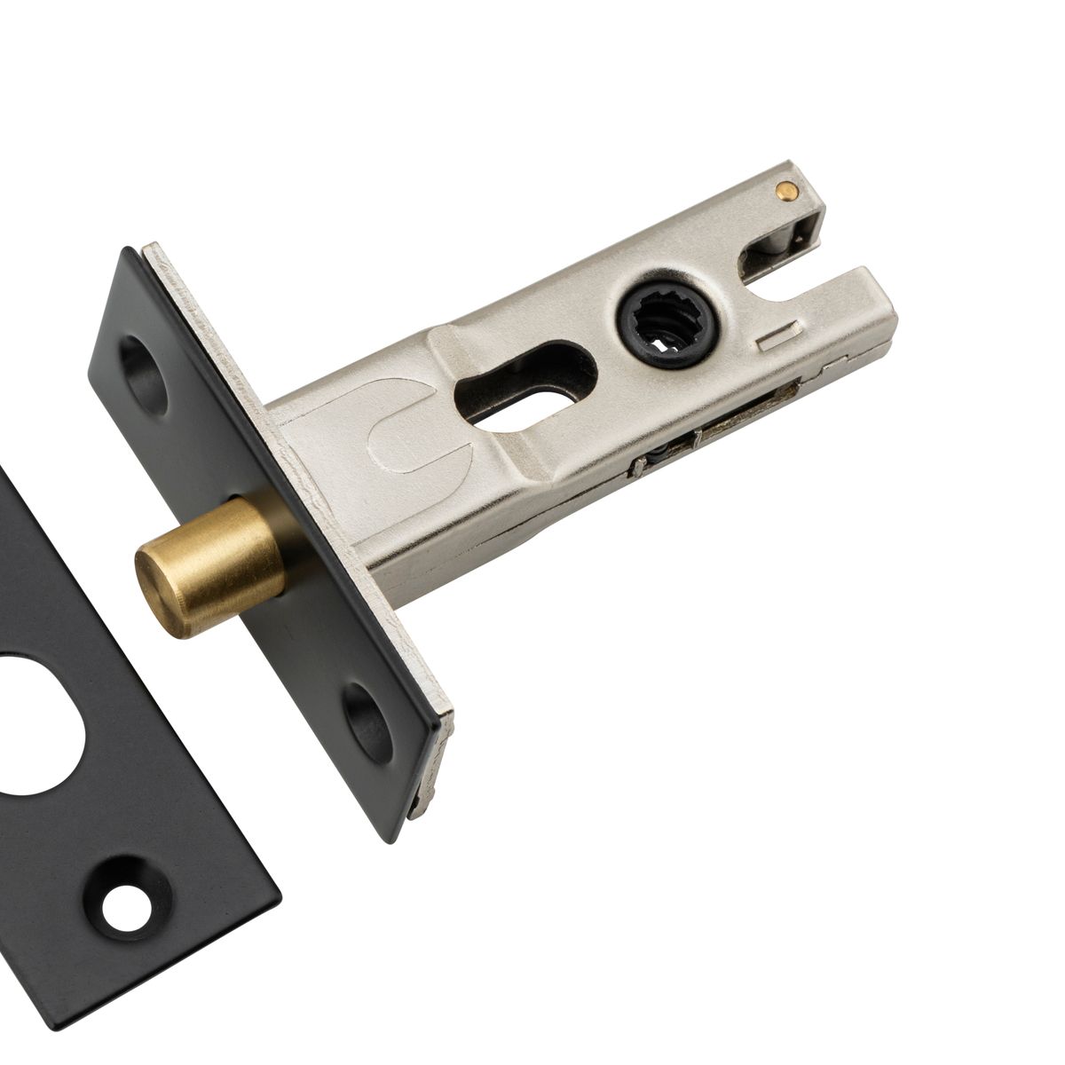 20549 - Privacy Bolt - Round - 45mm Backset - Matt Black