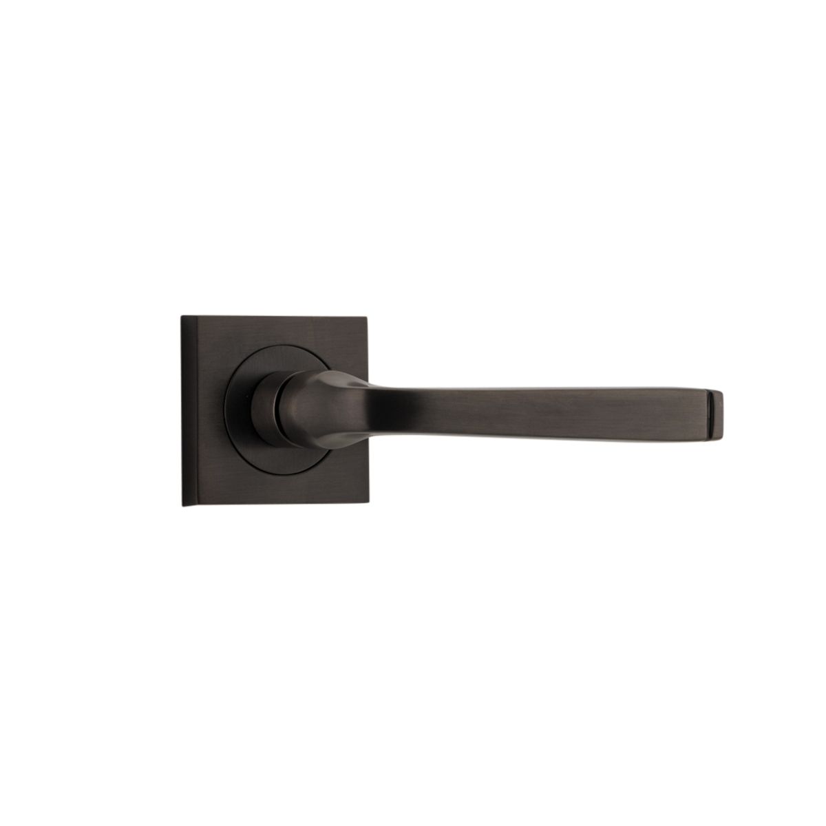 0391 - Annecy Lever - Square Rose - Signature Brass - Passage