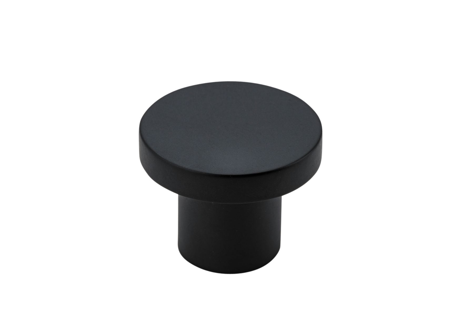 0499 - Osaka Cupboard Knob P30xD38mm - Matt Black
