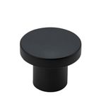 0499 - Osaka Cupboard Knob P30xD38mm - Matt Black