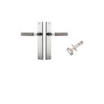 14752KPASS60 - Brunswick Lever - Rectangular Backplate Passage Kit - Satin Nickel - Passage