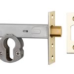 Euro Mortice Deadbolt - 60mm Backset