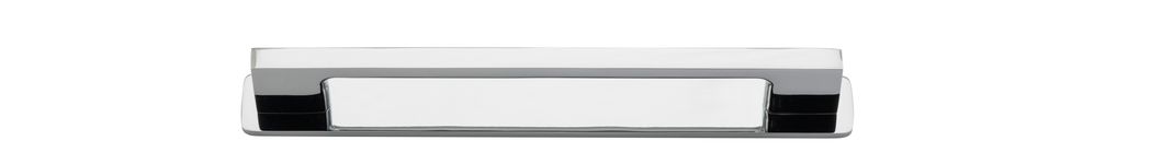 0532B - Cali Cabinet Pull with Backplate - CTC 160mm - Polished Chrome