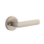20779KIBPRIV60 - Osaka Lever - Round Rose (Inbuilt Privacy) - Satin Nickel - Privacy