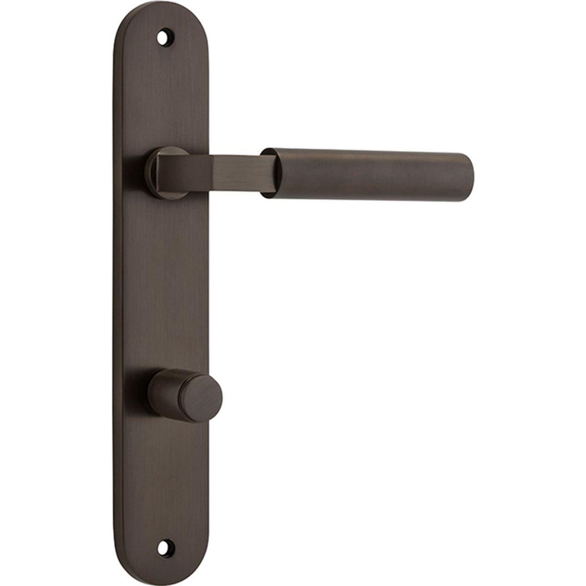 10766P85 - Berlin Lever - Oval Backplate - Signature Brass - Privacy