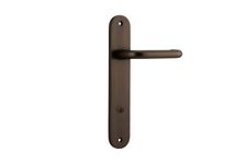 10846P85 - Oslo Lever - Oval Backplate - Signature Brass - Privacy