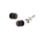 0201KPASS60 - Cambridge Knob - Round Rose Passage Kit - Signature Brass - Passage