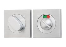 20115 - Privacy Turn With Indicator - Square - Brushed Chrome