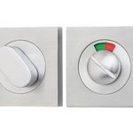 20115 - Privacy Turn With Indicator - Square - Brushed Chrome