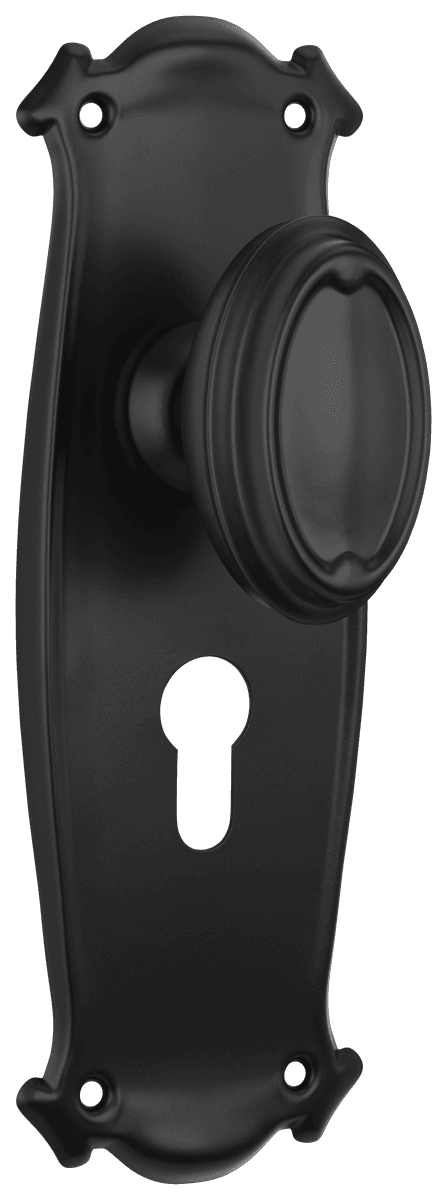 Bungalow Door Knob - Long Backplate