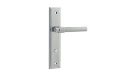 12402P85 - Helsinki Lever - Stepped Backplate - Brushed Chrome - Privacy