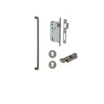 16925KENTR60KT - Berlin Pull Handle - 600mm Entrance Kit with Separate High Security Lock - Graphite PVD - Entrance