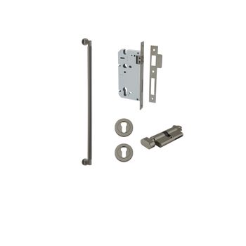 Berlin Pull Handle - 600mm Entrance Kit with Separate High Security Lock
