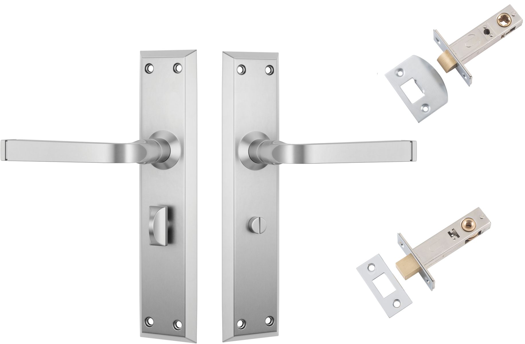 Menton Lever - Long Backplate Privacy Set