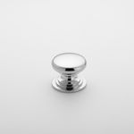 0566 - Sarlat Cupboard Knob - P27xD32mm - Polished Chrome