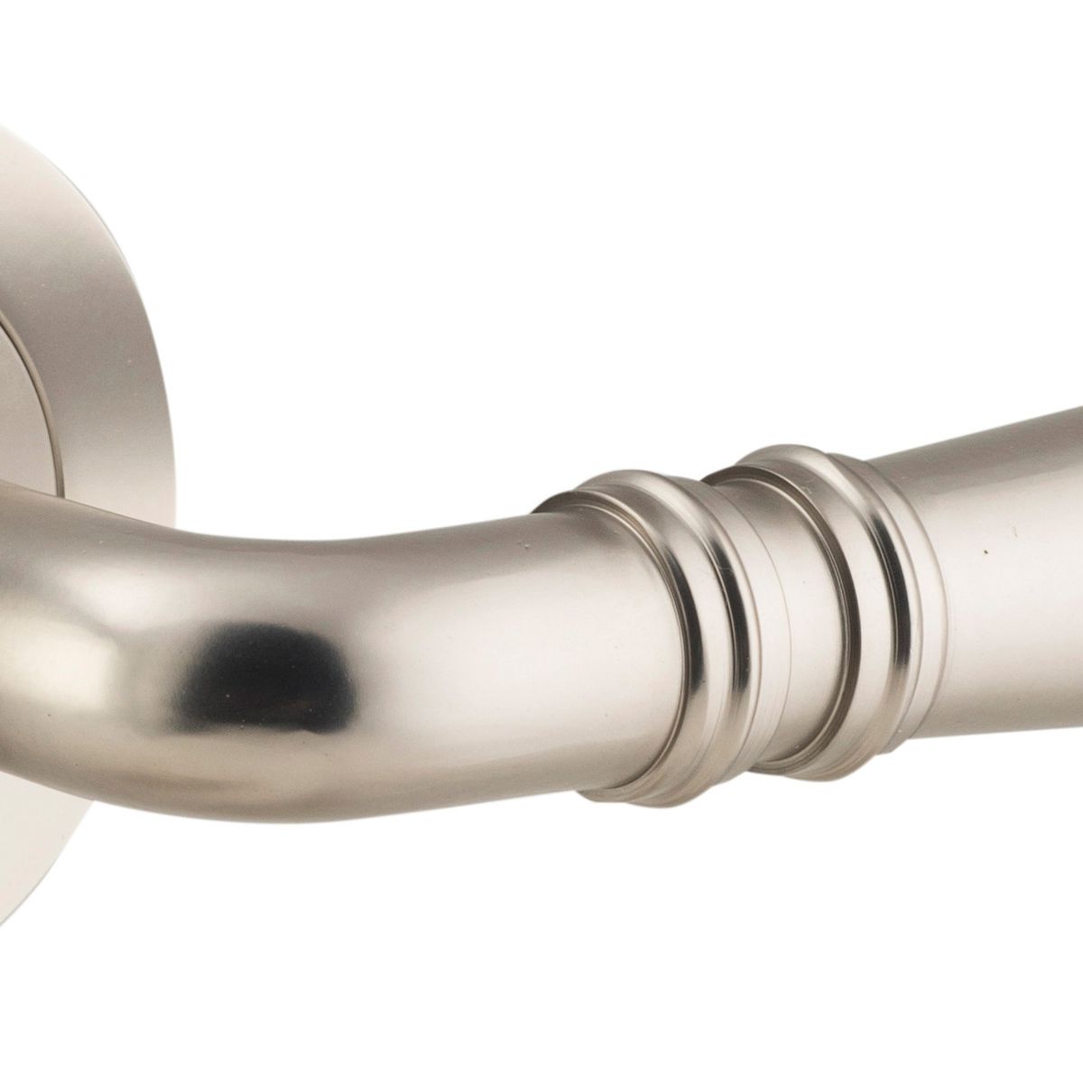 9209 - Sarlat Lever - Round Rose - Satin Nickel - Passage