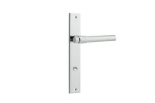 11896P85 - Helsinki Lever - Rectangular Backplate - Polished Chrome - Privacy