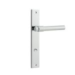 11896P85 - Helsinki Lever - Rectangular Backplate - Polished Chrome - Privacy