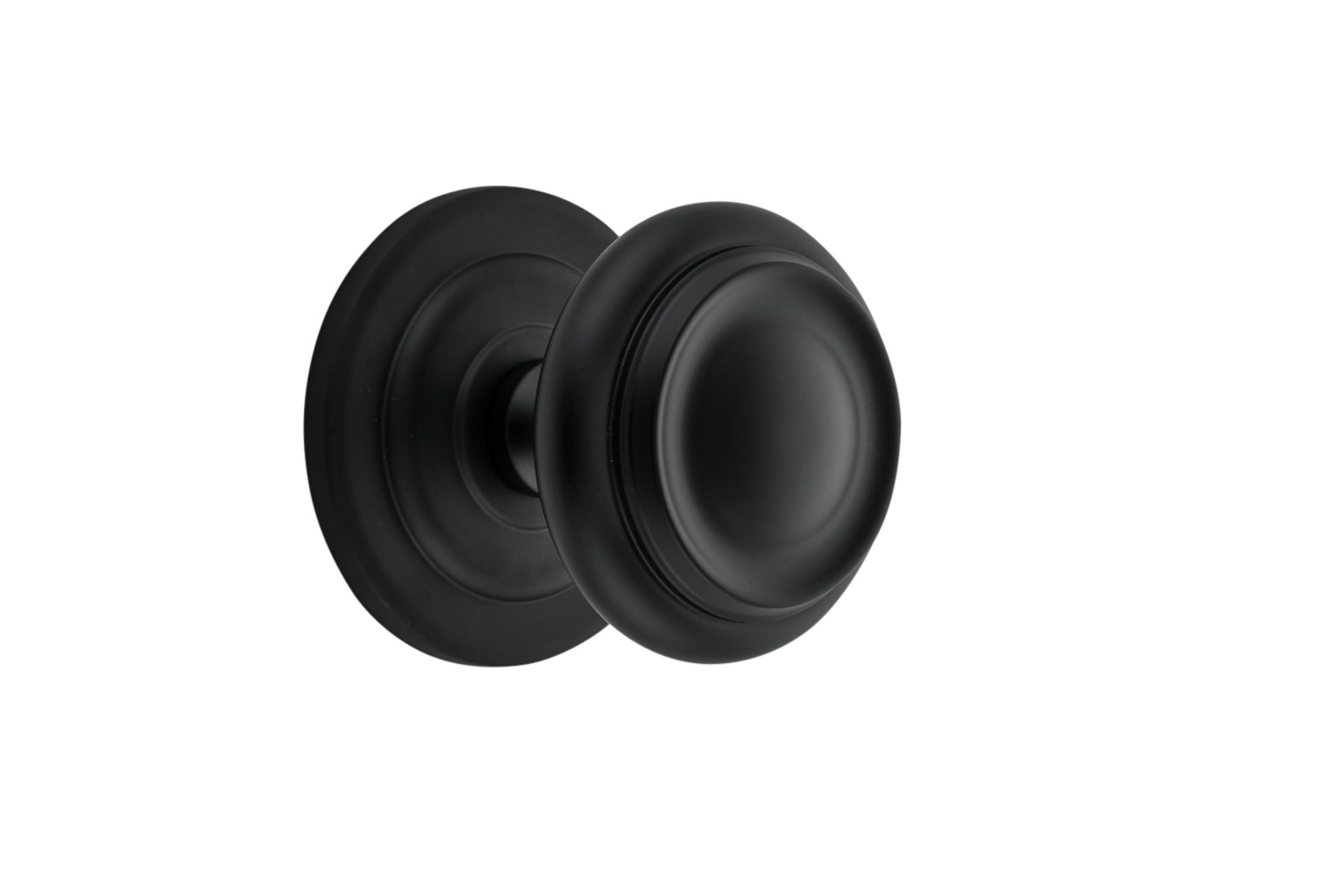 9403 - Sarlat Centre Door Knob - Matt Black