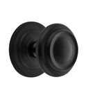 9403 - Sarlat Centre Door Knob - Matt Black