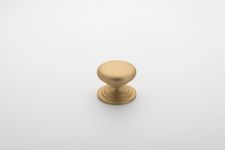 0578 - Sarlat Cupboard Knob - P27xD32mm - Brushed Brass