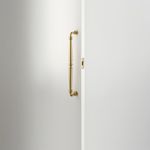 21852 - Roller Latch with Face Plate and Striker - Polished Brass