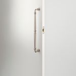 21858 - Roller Latch with Face Plate and Striker - Polished Nickel