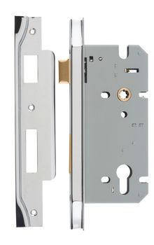 Rebated 85mm Euro Mortice Locks - 60mm Backset