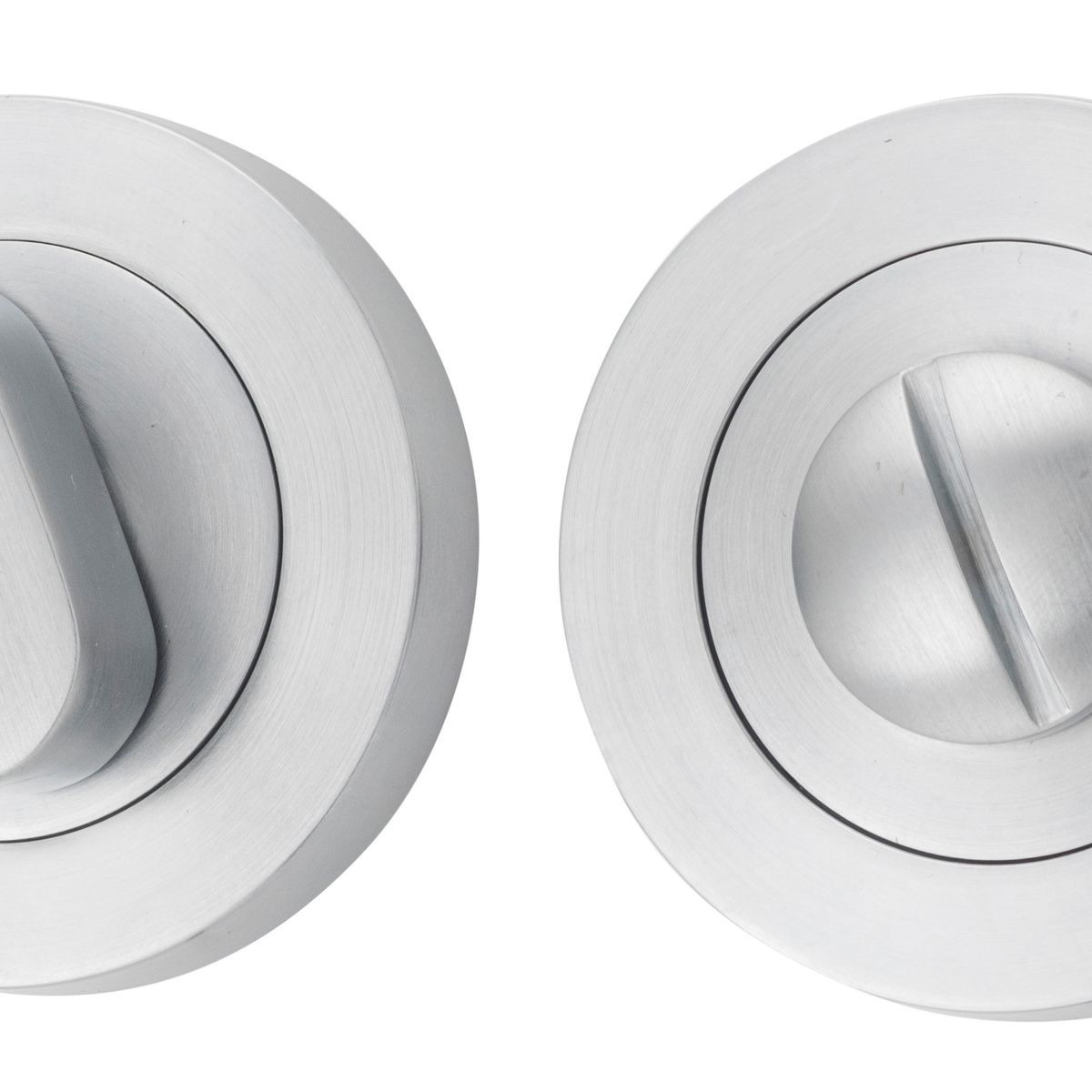 9315 - Privacy Turn - Round - Brushed Chrome