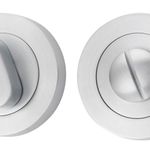9315 - Privacy Turn - Round - Brushed Chrome