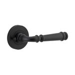 0313KIBPRIV60 - Verona Lever - Round Rose (Inbuilt Privacy) - Matt Black - Privacy
