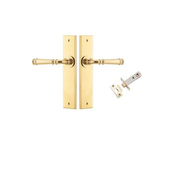 Verona Lever - Chamfered  Backplate Passage Kit