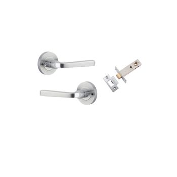 Annecy Lever - Round Rose (Inbuilt Privacy)