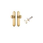15326KPASS60 - Paddington Knob - Shouldered Backplate Passage Kit - Brushed Brass - Passage
