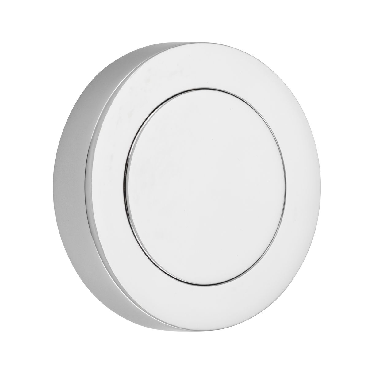 20284 - Blank Rose - Round - Polished Chrome