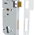 6050 - 85mm Euro Mortice Locks - 45mm Backset - Polished Chrome