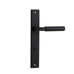 12750P85 - Berlin Lever - Rectangular Backplate - Matt Black - Privacy