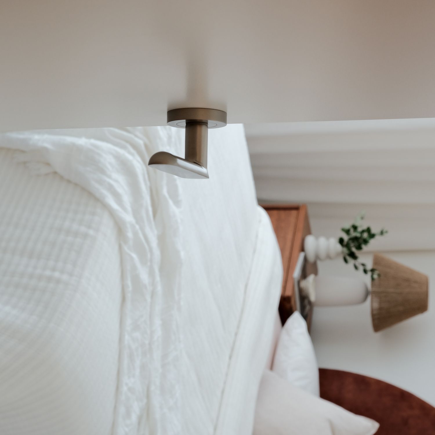 0333KPASS60 - Bronte Lever - Round Rose Passage Kit - Matt Black - Passage