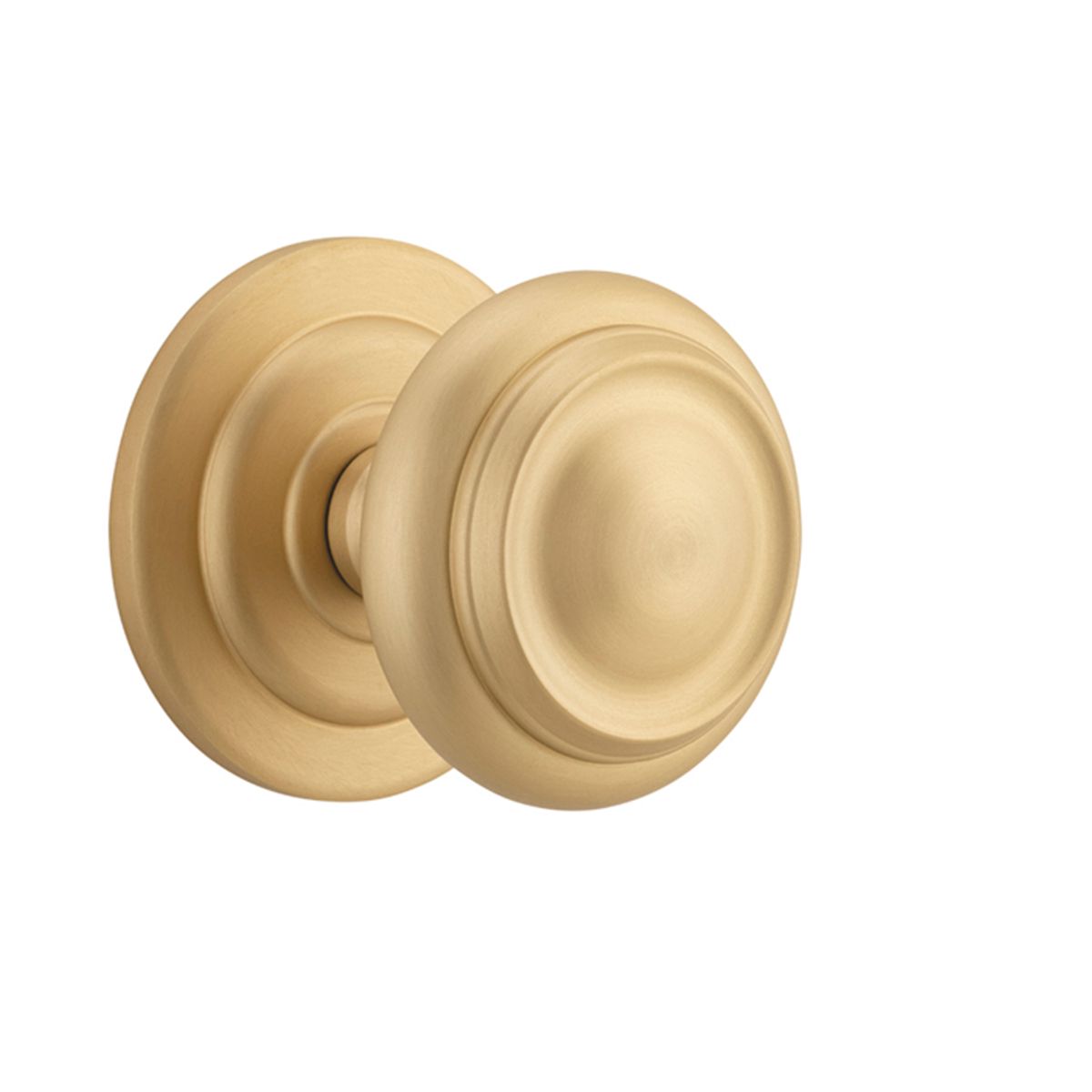 4502 - Sarlat Centre Door Knob - Brushed Brass
