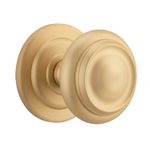 4502 - Sarlat Centre Door Knob - Brushed Brass