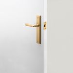 15378 - Copenhagen Lever - Stepped Backplate - Brushed Brass - Passage