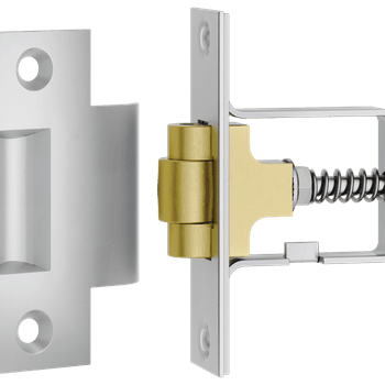 Roller Latch with Face Plate and Striker