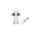 14332KPASS60 - Paddington Knob - Oval Backplate Passage Kit - Polished Nickel - Passage